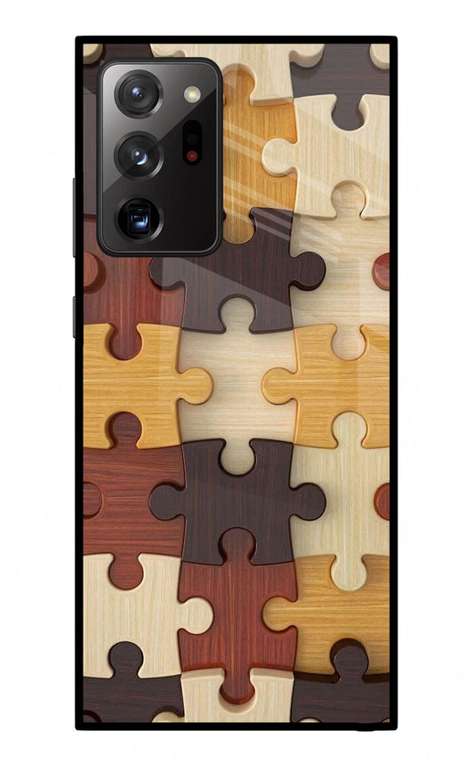 Wooden Puzzle Samsung Note 20 Ultra Glass Case