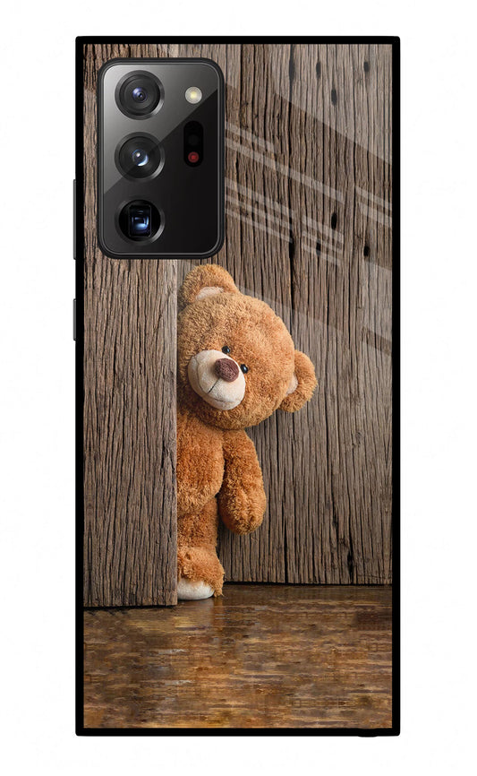 Teddy Wooden Samsung Note 20 Ultra Glass Case