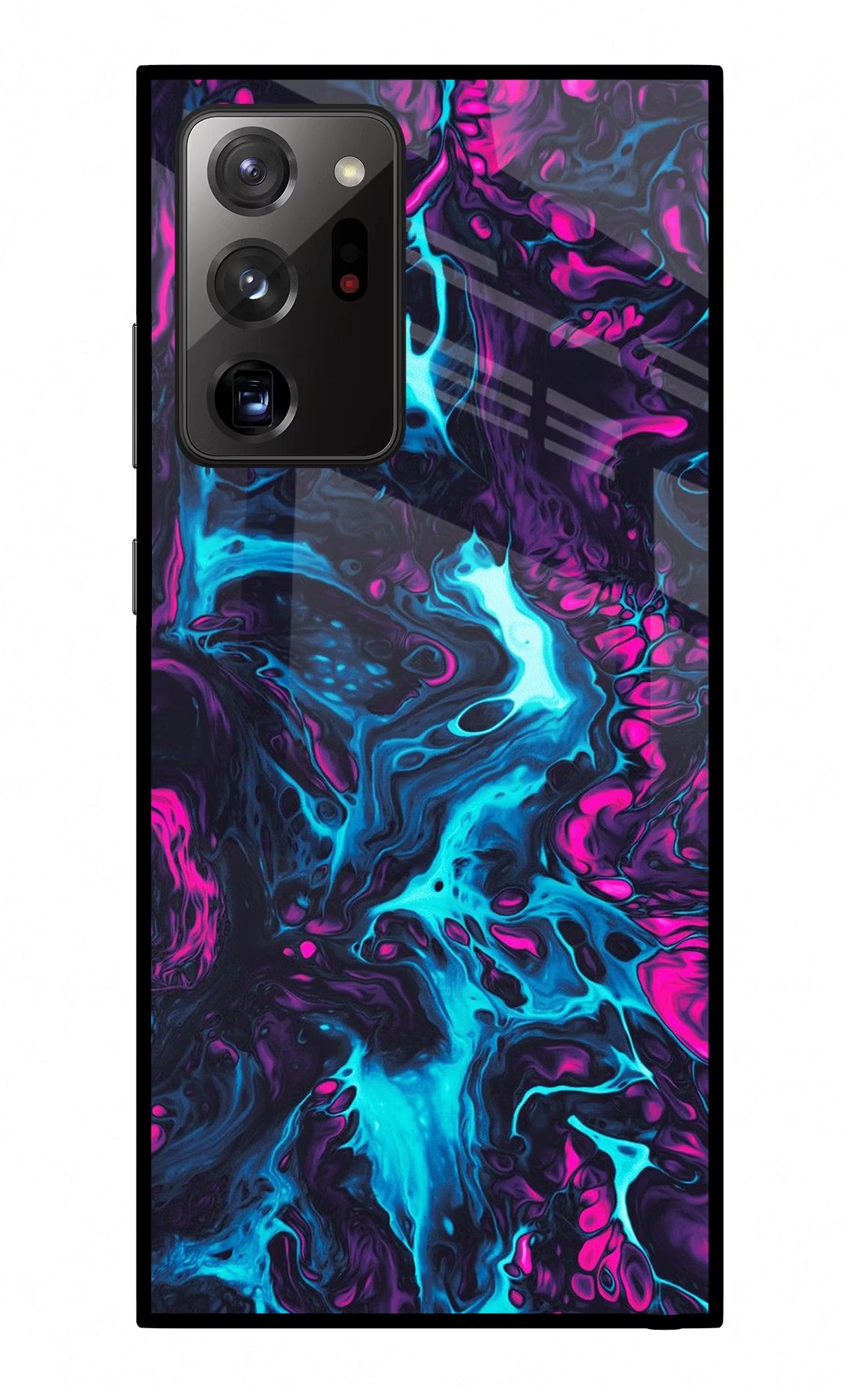 Abstract Samsung Note 20 Ultra Glass Case Back Cover by Casekaro