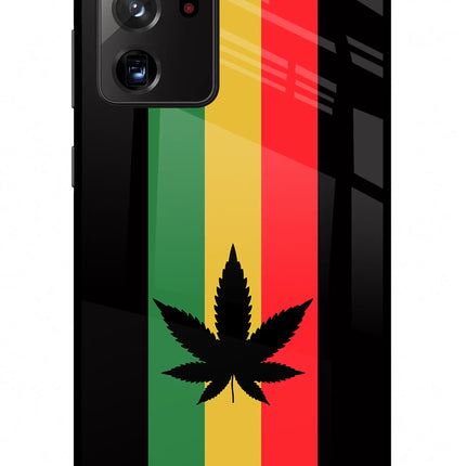 Weed Flag Samsung Note 20 Ultra Glass Case
