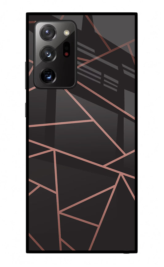 Geometric Pattern Samsung Note 20 Ultra Glass Case