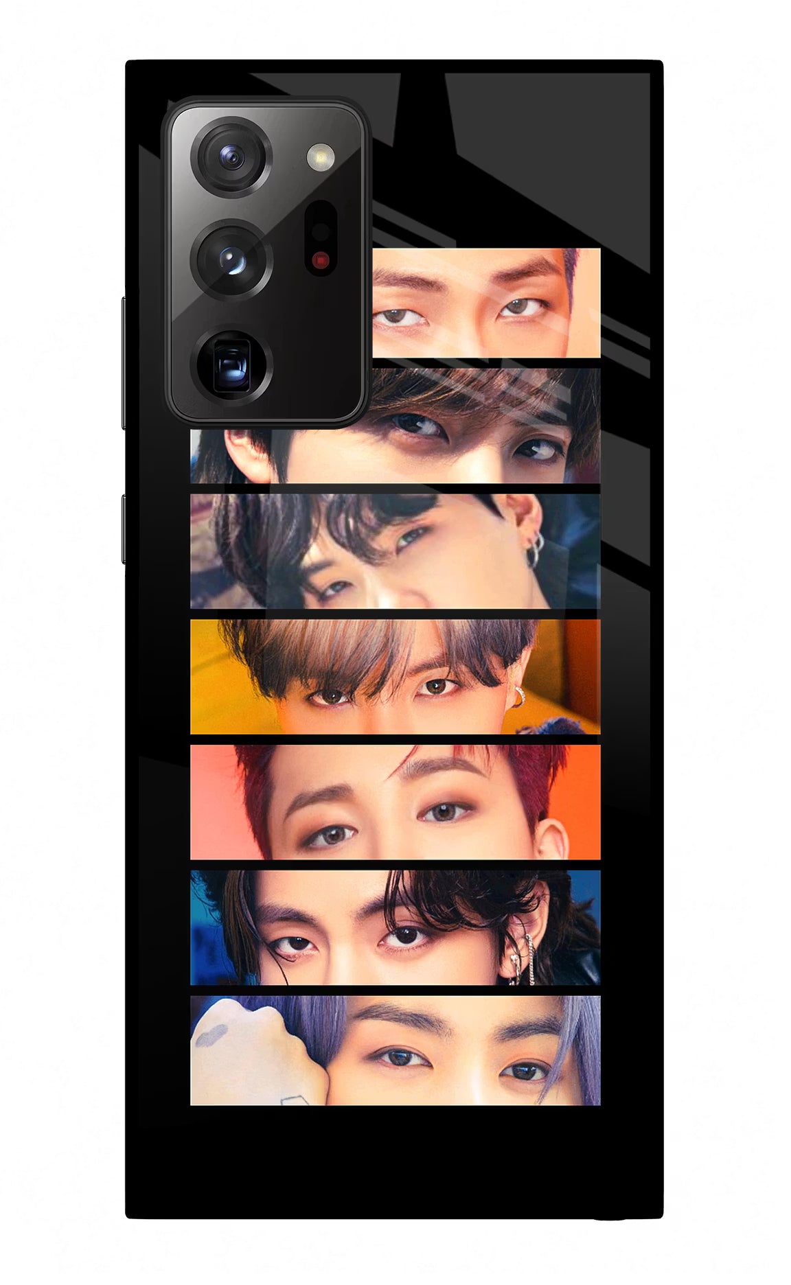 BTS Eyes Samsung Note 20 Ultra Glass Case Back Cover by Casekaro