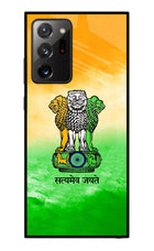 Satyamev Jayate Flag Samsung Note 20 Ultra Glass Case