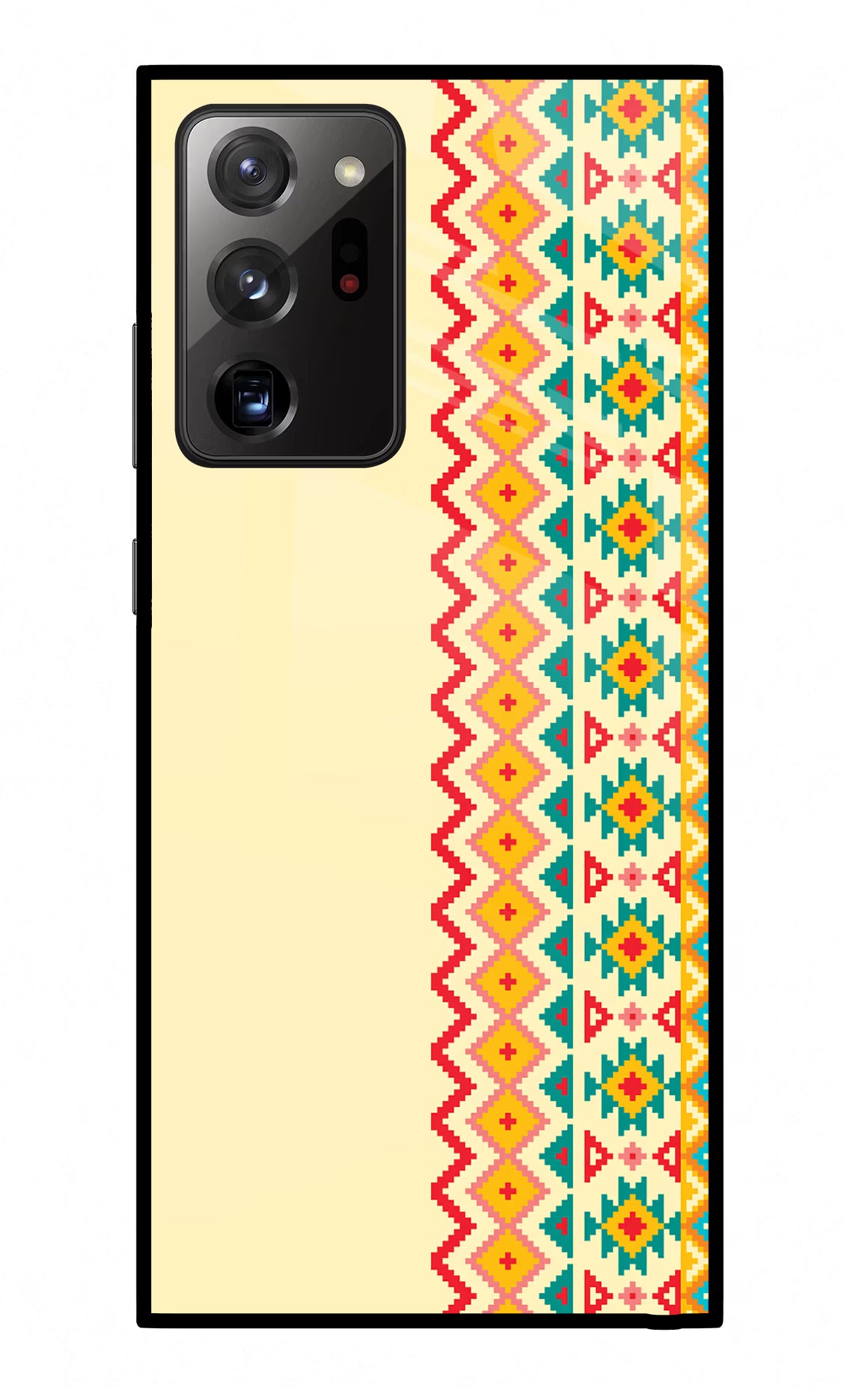 Ethnic Seamless Samsung Note 20 Ultra Glass Case Back Cover by Casekaro