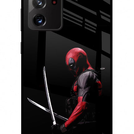 Deadpool Samsung Note 20 Ultra Glass Case Back Cover by Casekaro