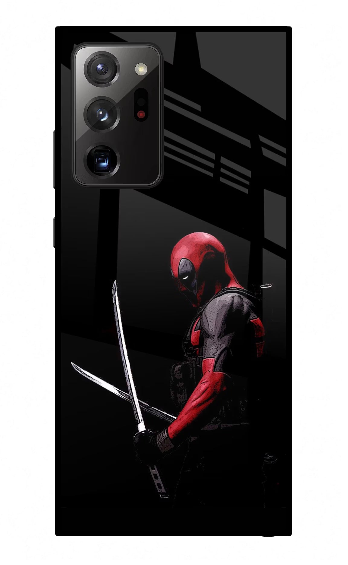 Deadpool Samsung Note 20 Ultra Glass Case Back Cover by Casekaro