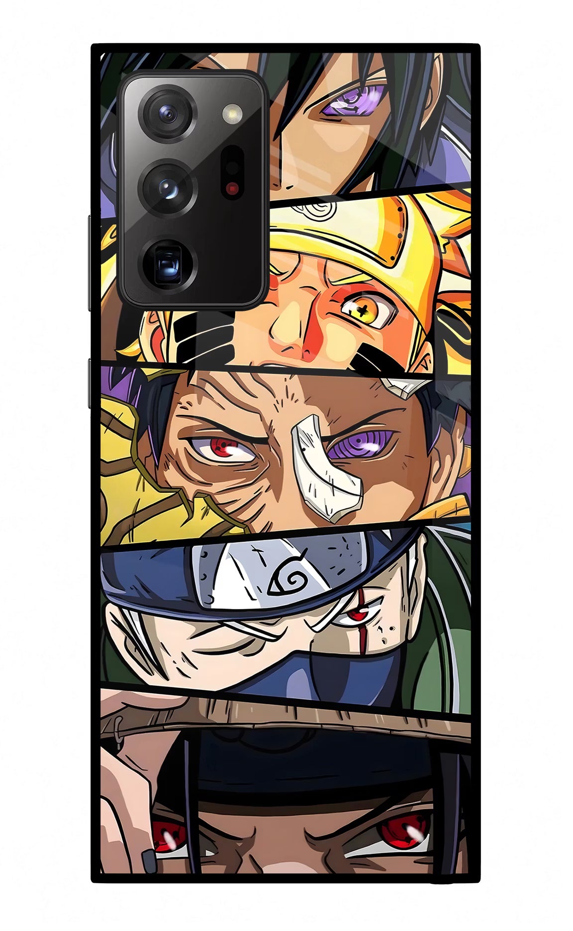 Naruto Character Samsung Note 20 Ultra Glass Case
