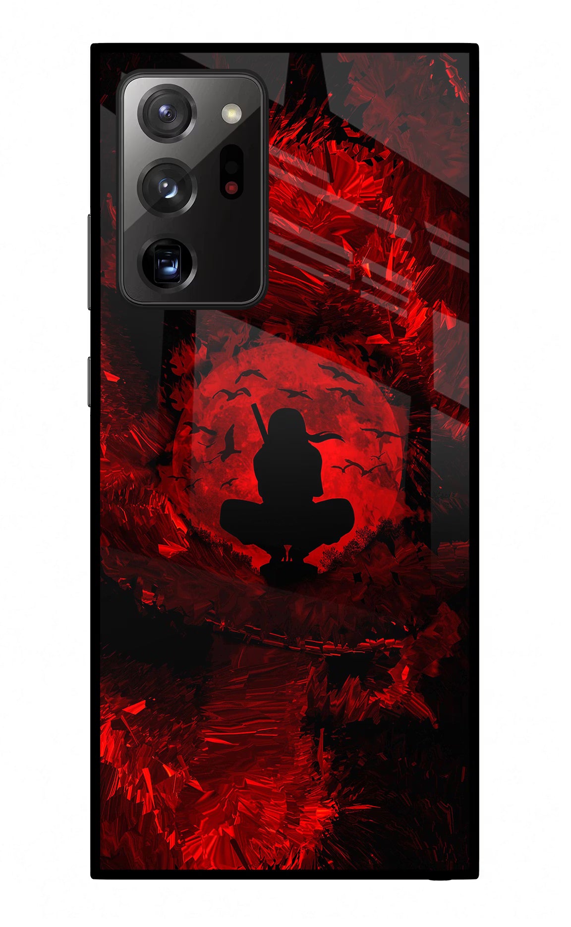Itachi Uchiha Samsung Note 20 Ultra Glass Case Back Cover by Casekaro