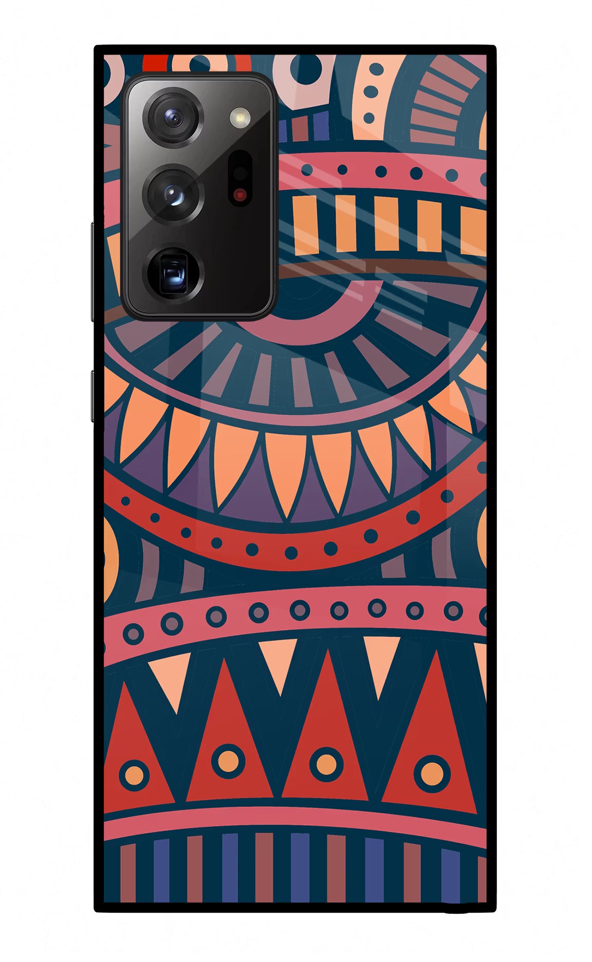 African Culture Design Samsung Note 20 Ultra Glass Case