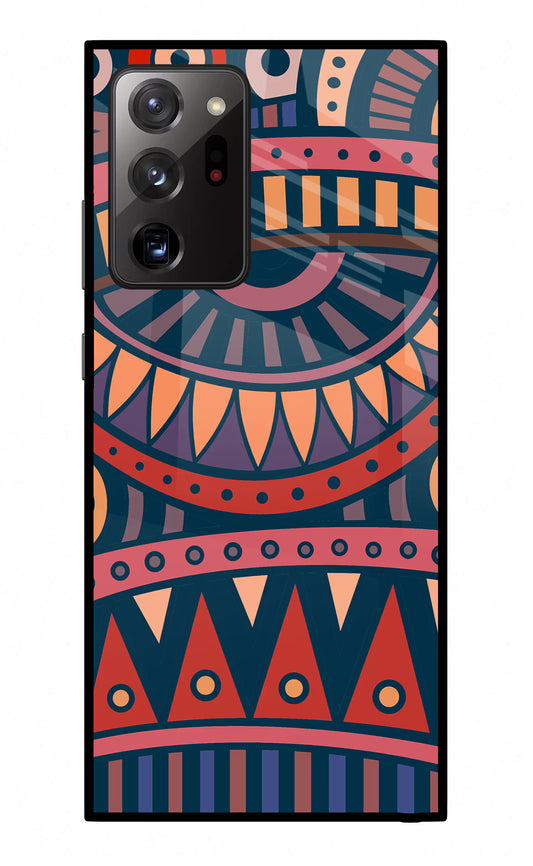 African Culture Design Samsung Note 20 Ultra Glass Case