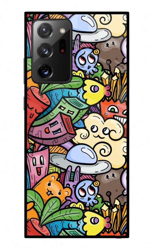 Veggie Doodle Samsung Note 20 Ultra Glass Case