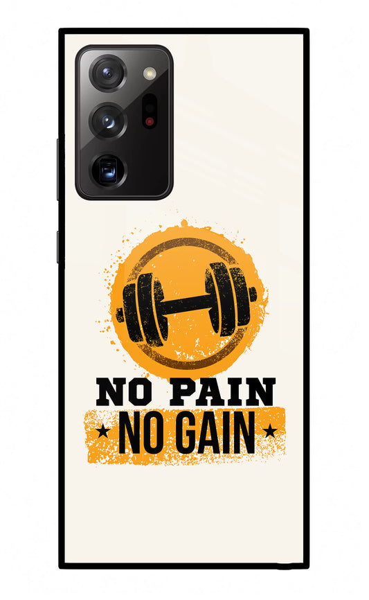 No Pain No Gain Samsung Note 20 Ultra Glass Case