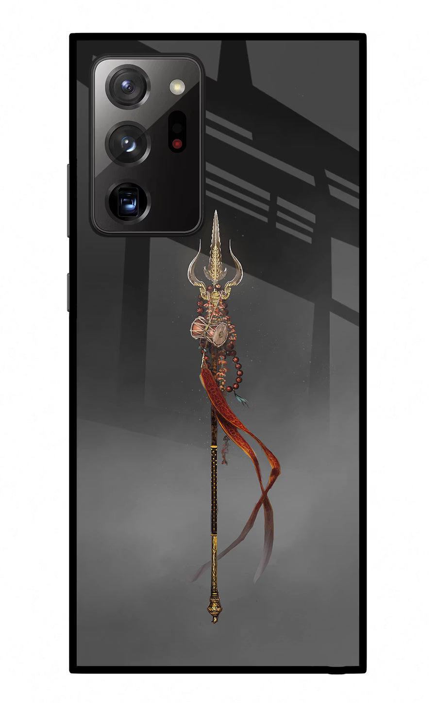 Shiv Trishul Samsung Note 20 Ultra Back Cover, Glass case