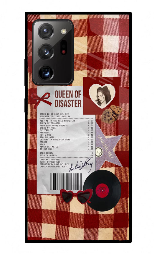 Queen of Disaster Samsung Note 20 Ultra Glass Case
