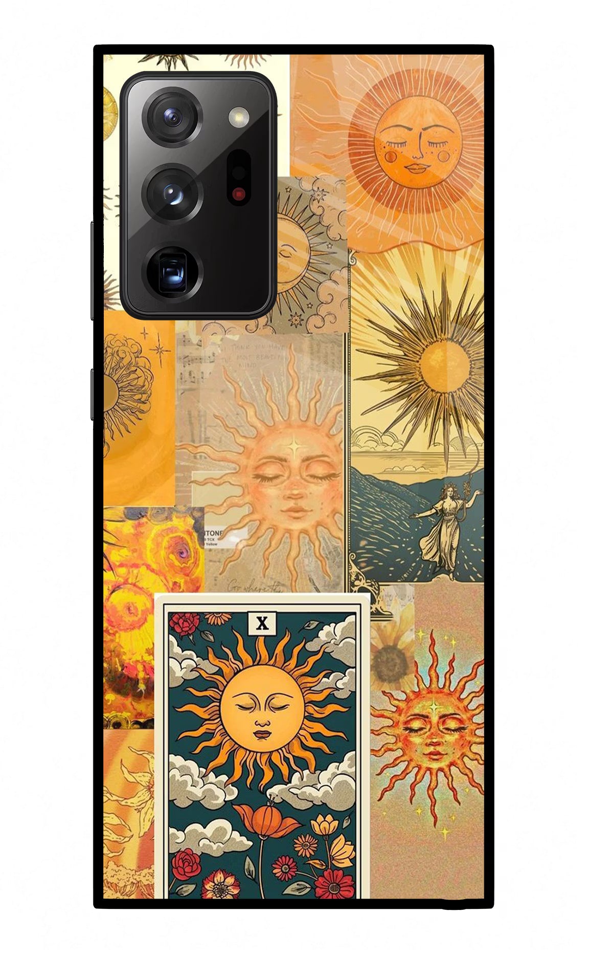 Sun Samsung Note 20 Ultra Glass Case Back Cover by Casekaro