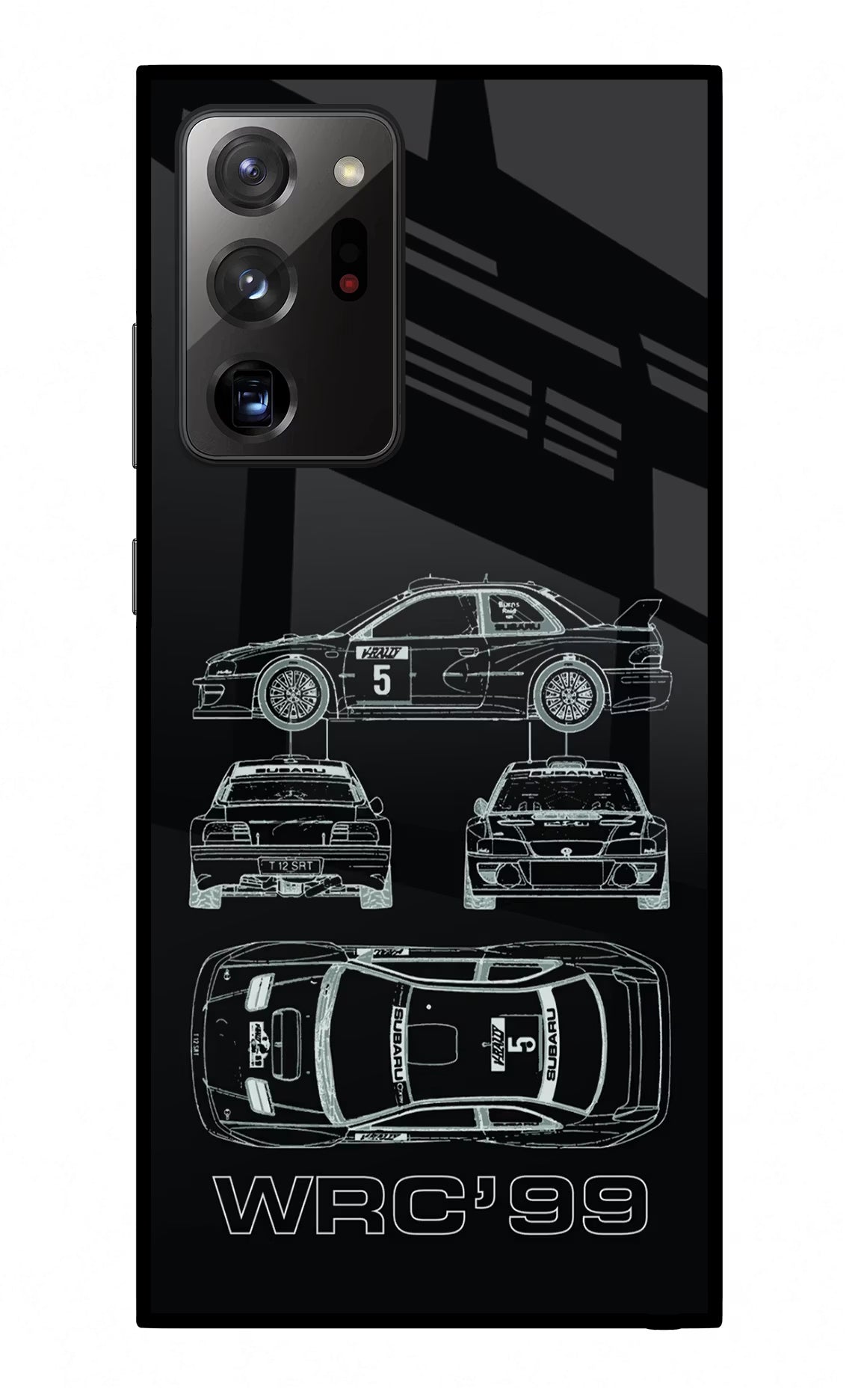 WRC'99 Samsung Note 20 Ultra Glass Case Back Cover by Casekaro