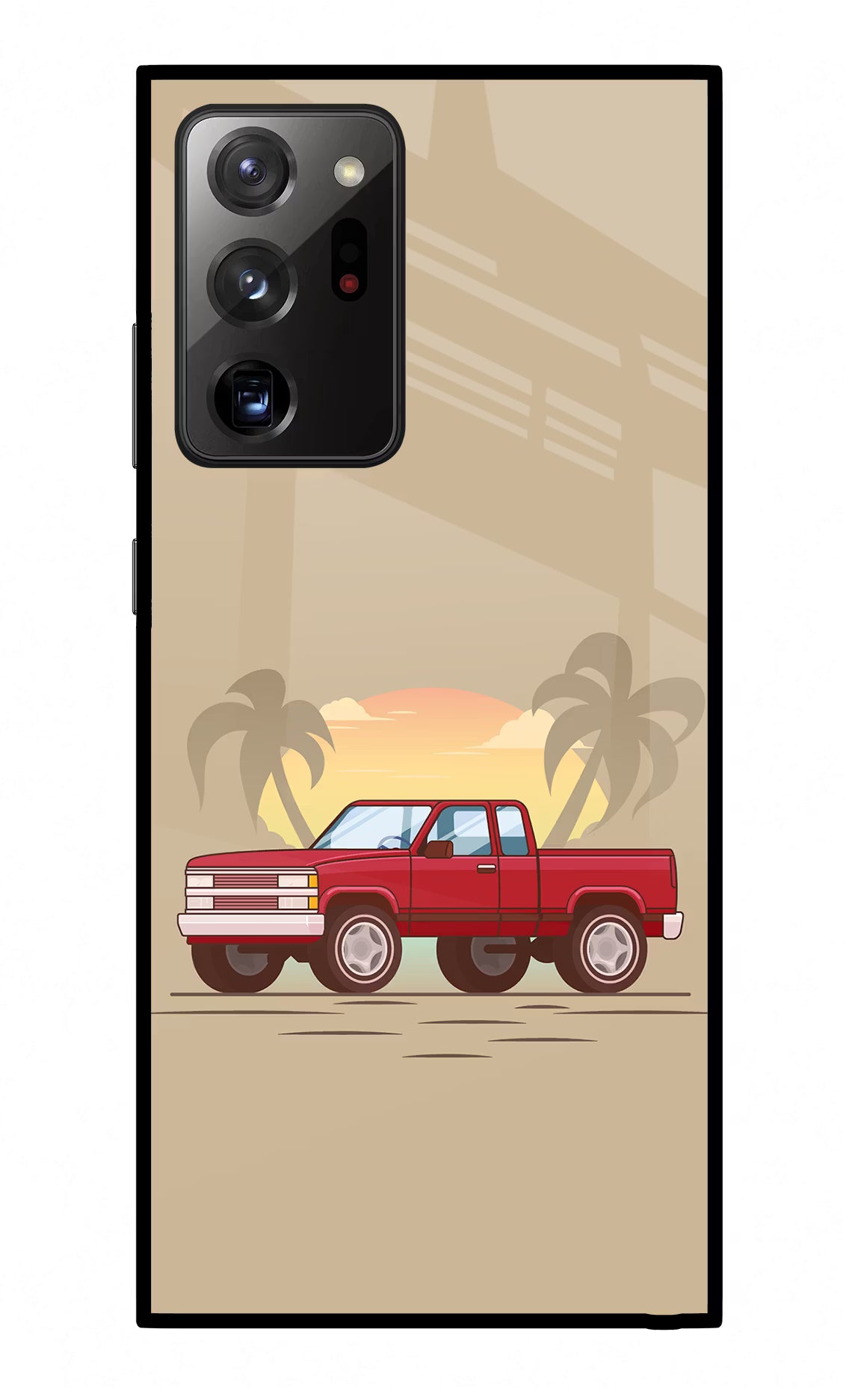 Desert Classic Drive Samsung Note 20 Ultra Glass Case Back Cover by Casekaro