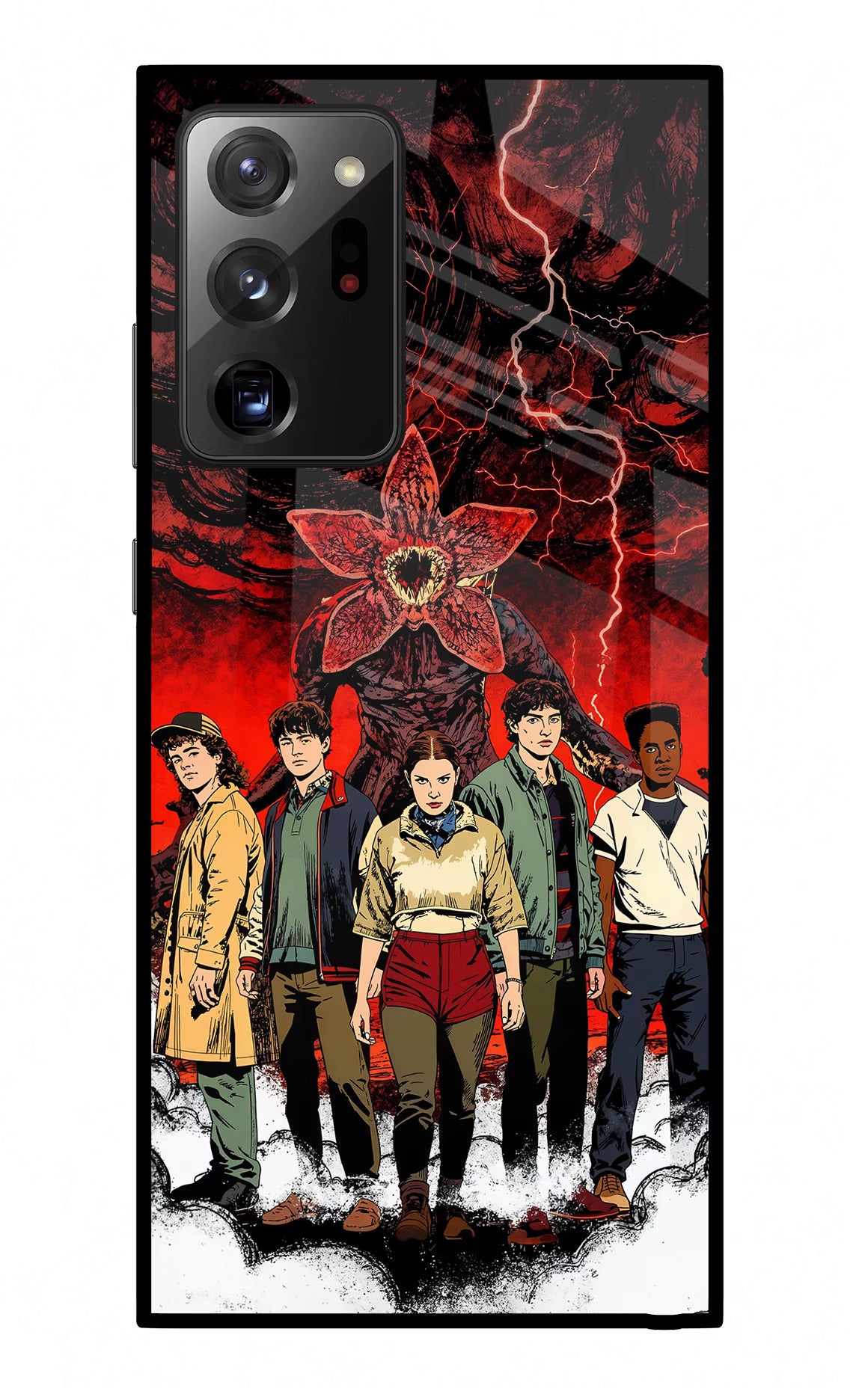 Ordinary Things Characters Samsung Note 20 Ultra Glass Case Back Cover by Casekaro
