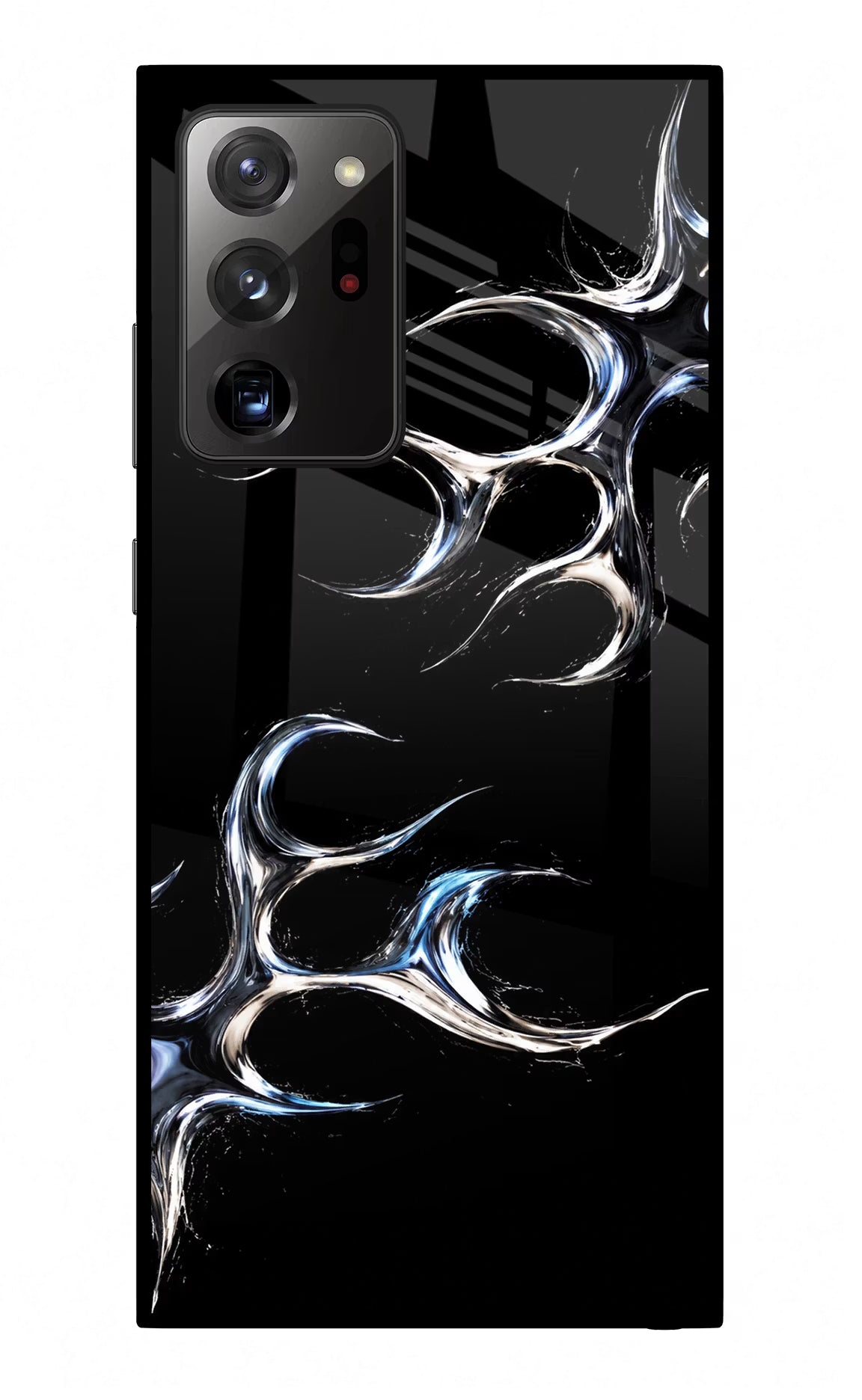 Chrome Tribal Samsung Note 20 Ultra Glass Case Back Cover by Casekaro