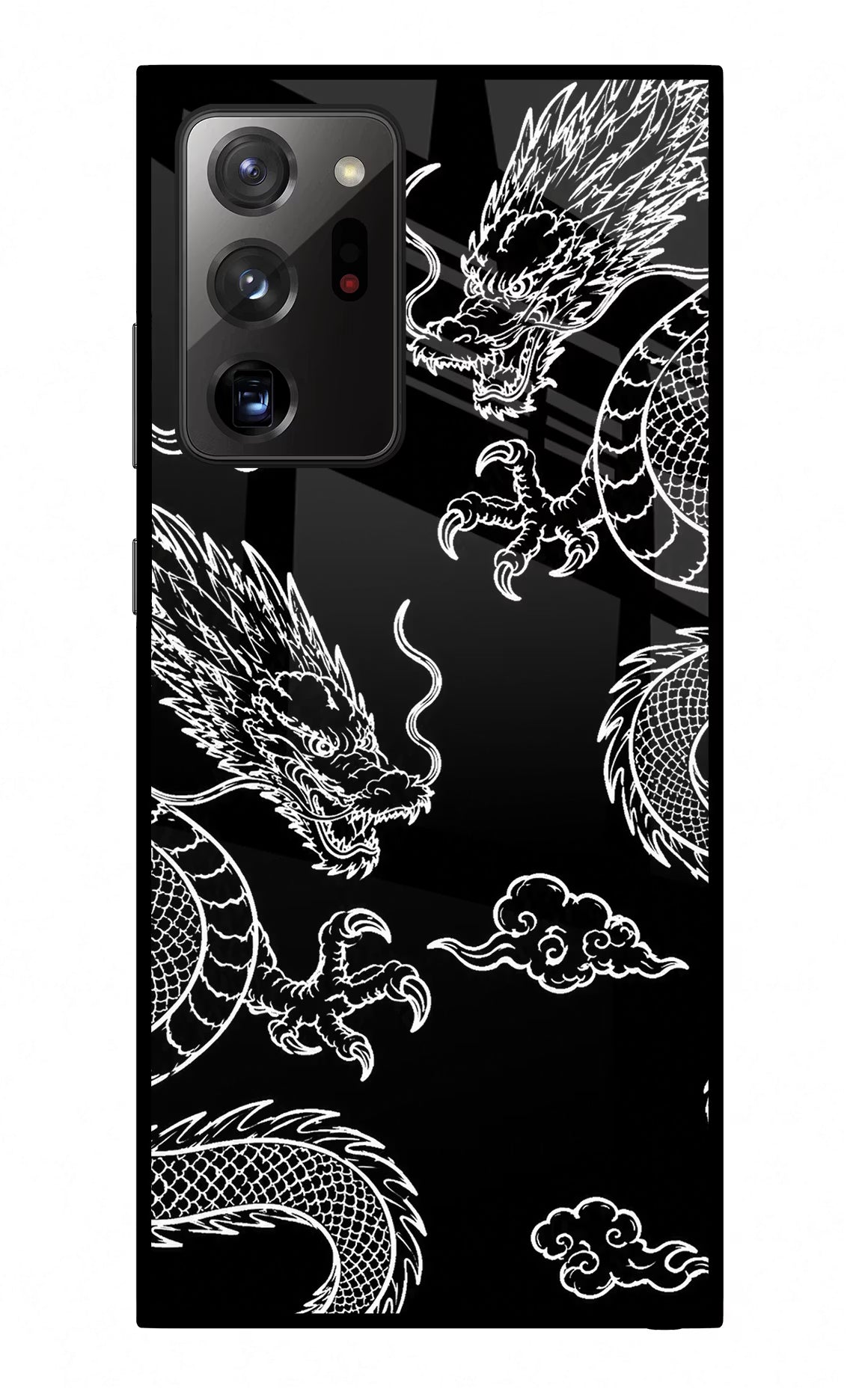 Twin Dragons Samsung Note 20 Ultra Glass Case