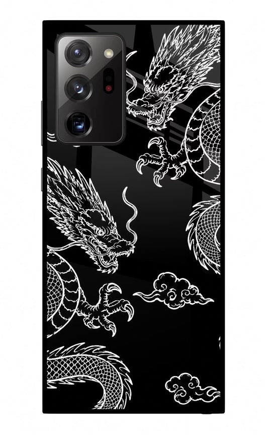 Twin Dragons Samsung Note 20 Ultra Glass Case
