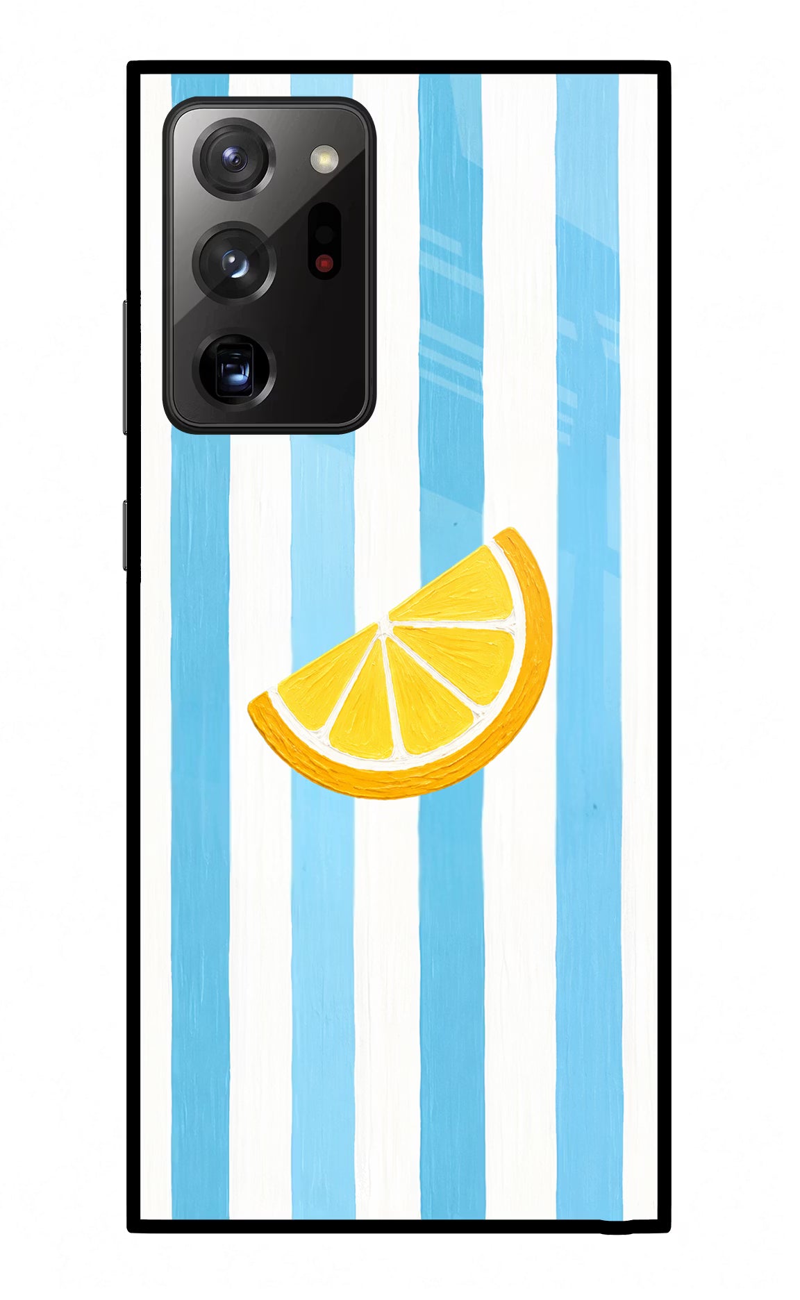 Summer Lemon Samsung Note 20 Ultra Glass Case Back Cover by Casekaro
