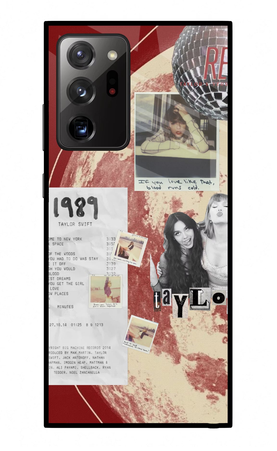 Taylor Swift Samsung Note 20 Ultra Glass Case Back Cover by Casekaro