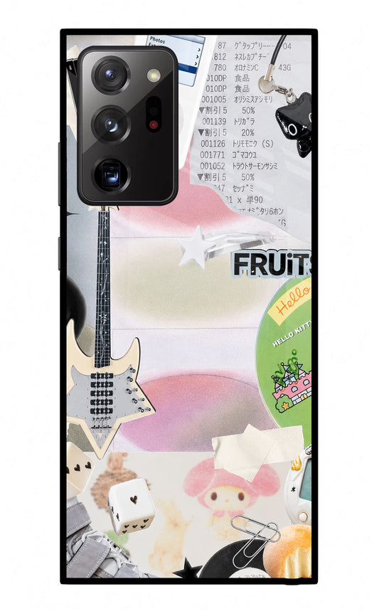 Softcore case Samsung Note 20 Ultra Glass Case
