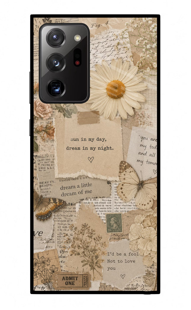 Vintage case Samsung Note 20 Ultra Glass Case