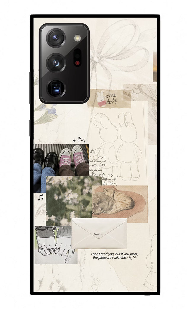 Soft Aesthetic Samsung Note 20 Ultra Glass Case