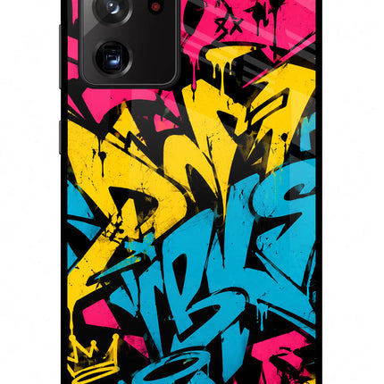 Graffiti Vibe Samsung Note 20 Ultra Glass Case