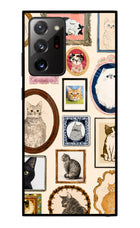 Mirror Cats Samsung Note 20 Ultra Glass Case