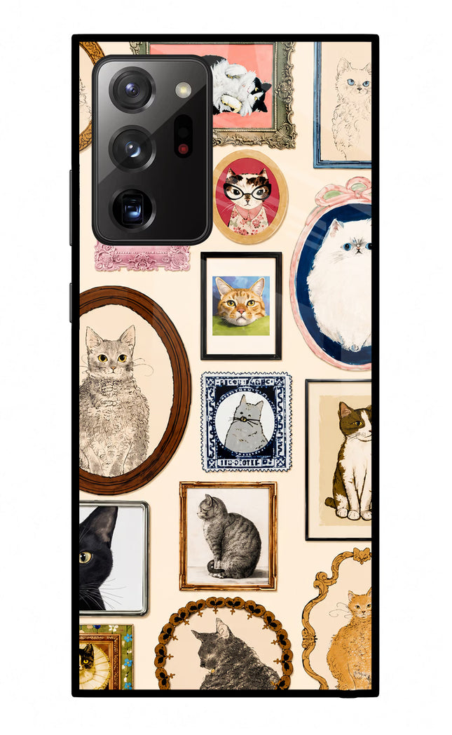 Mirror Cats Samsung Note 20 Ultra Glass Case