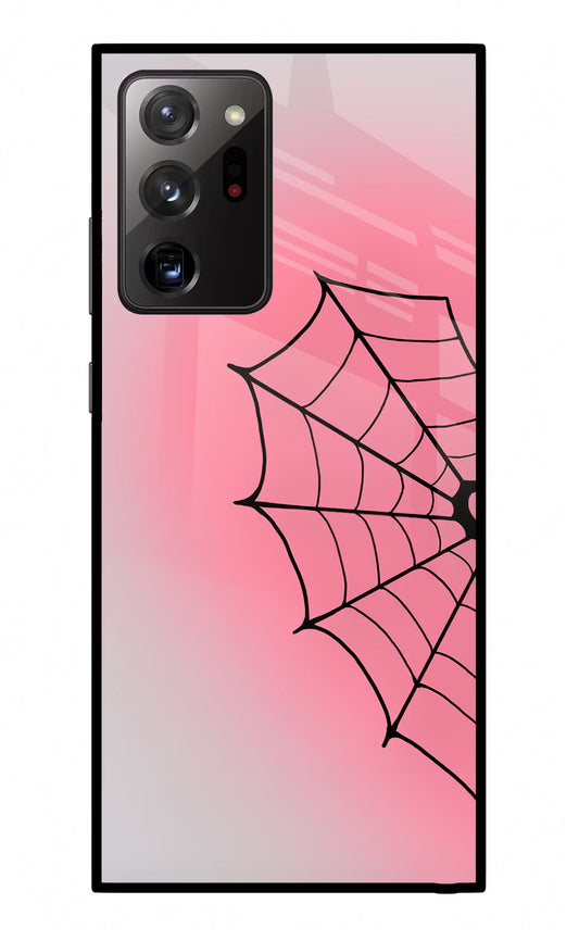 Pink Web Samsung Note 20 Ultra Glass Case