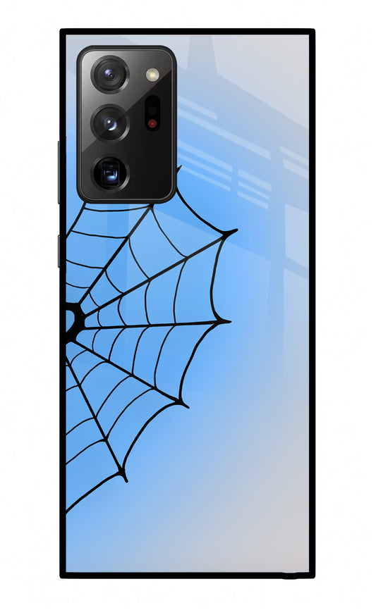 Blue Web Samsung Note 20 Ultra Glass Case