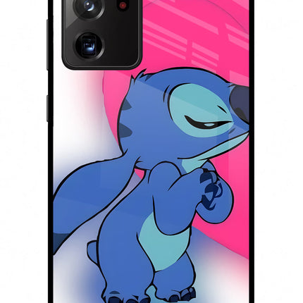 Stitch Hug Samsung Note 20 Ultra Glass Case