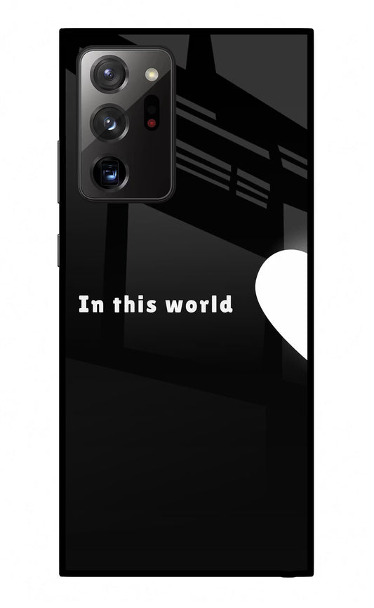 This World Samsung Note 20 Ultra Glass Case
