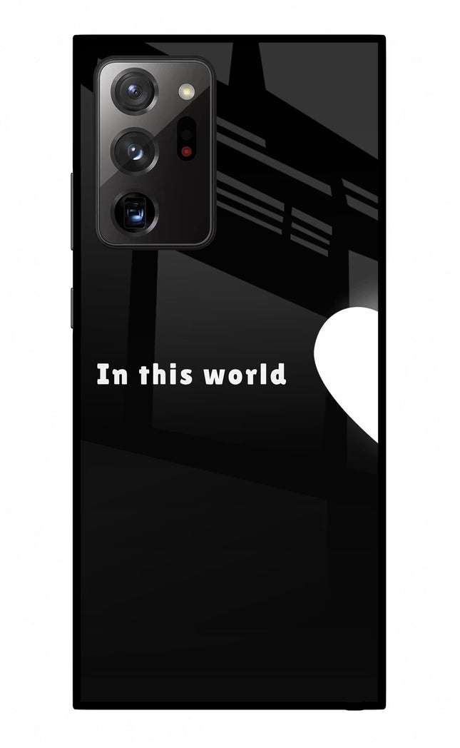 This World Samsung Note 20 Ultra Glass Case