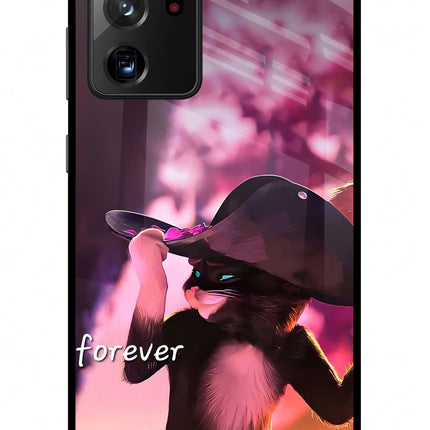 Forever Cat Samsung Note 20 Ultra Glass Case