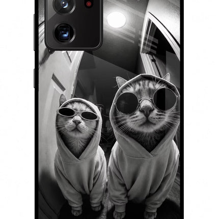 Hood Cats Samsung Note 20 Ultra Glass Case