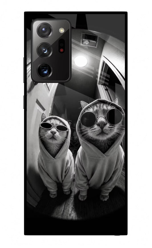Hood Cats Samsung Note 20 Ultra Glass Case