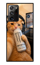 Gamer Cat Energy Samsung Note 20 Ultra Glass Case