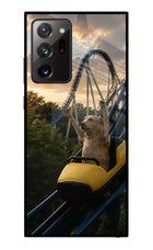 Rollercoaster Dog Samsung Note 20 Ultra Glass Case