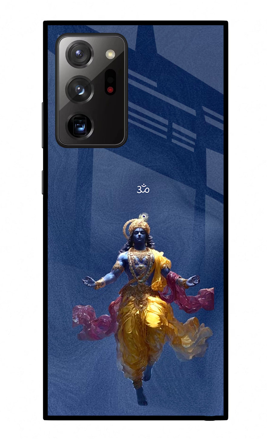 Cosmic Krishna Samsung Note 20 Ultra Back Cover, Glass case
