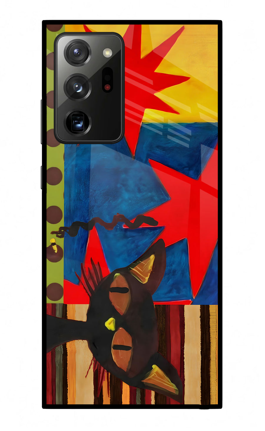 Pop Cat Samsung Note 20 Ultra Back Cover, Glass case