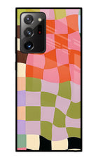 Wavy Grid Samsung Note 20 Ultra Glass Case