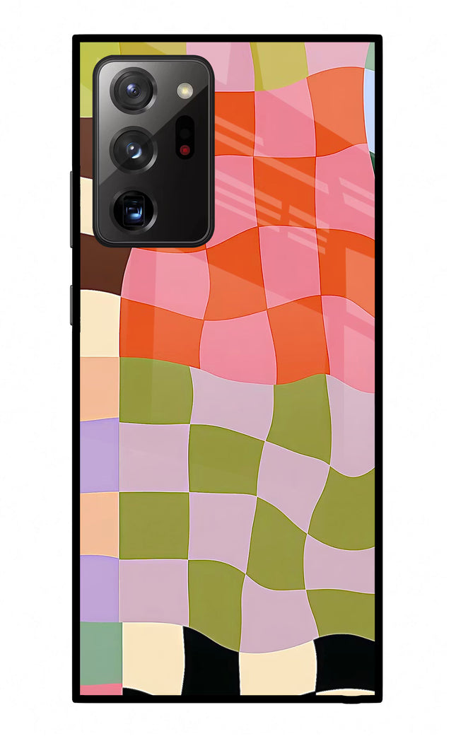 Wavy Grid Samsung Note 20 Ultra Glass Case