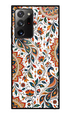 White Mayura Samsung Note 20 Ultra Glass Case