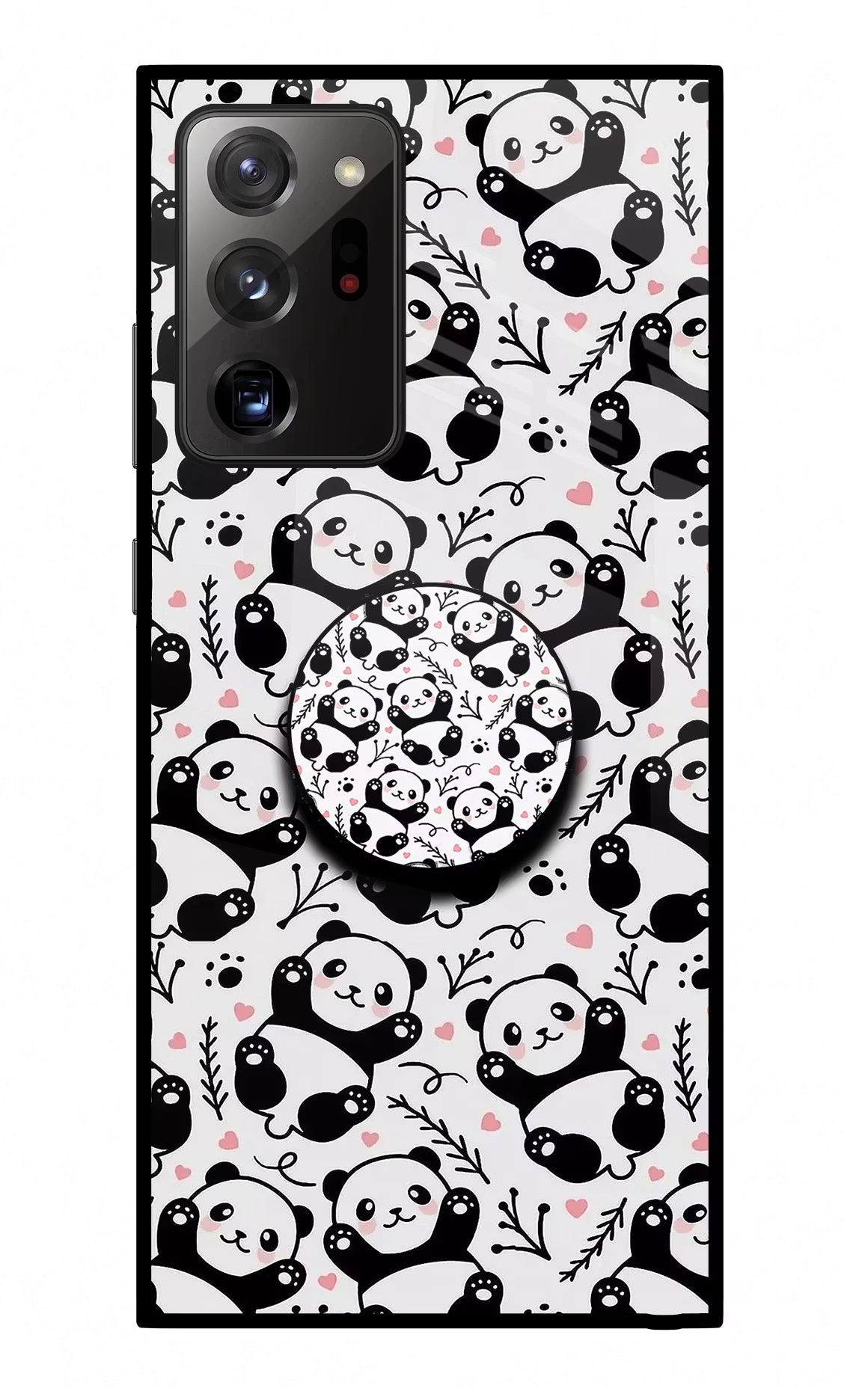 Cute Panda Samsung Note 20 Ultra Pop Case by Casekaro