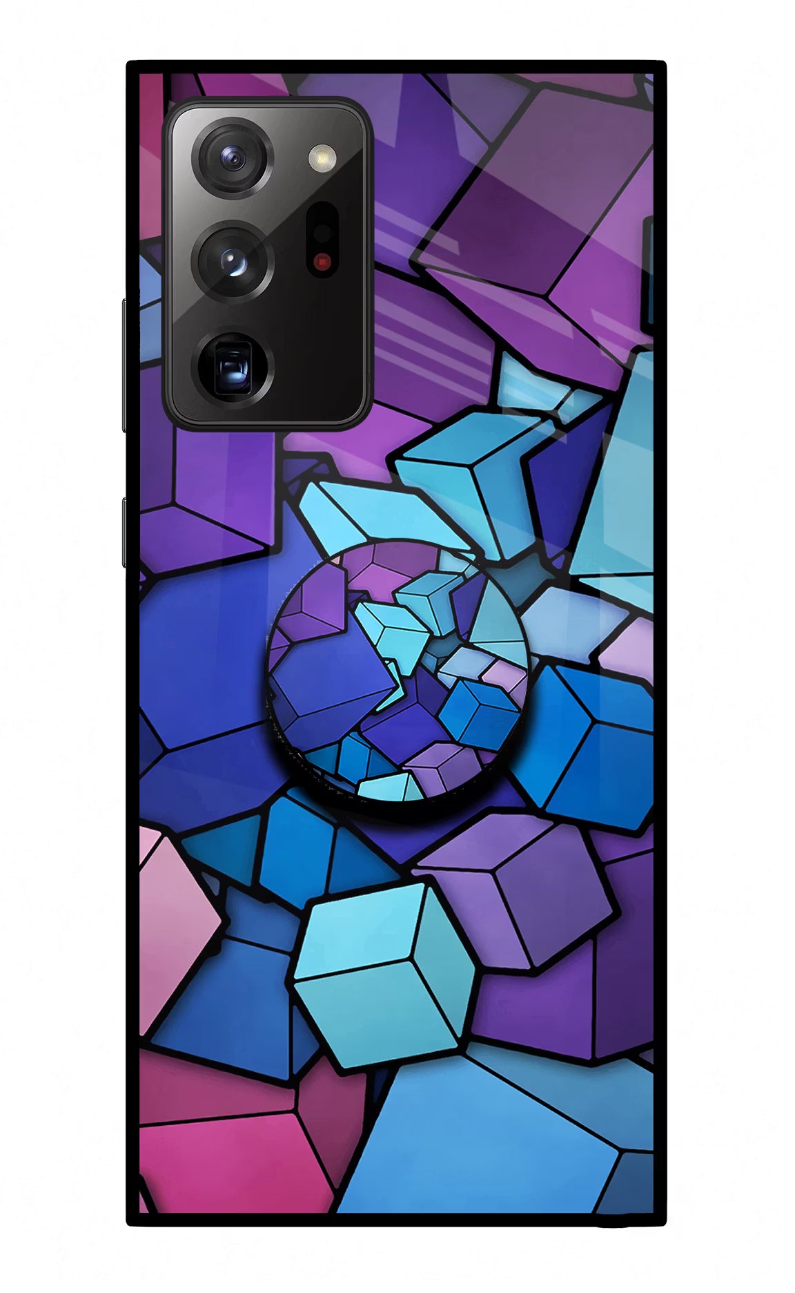 Cubic Abstract Samsung Note 20 Ultra Pop Case by Casekaro